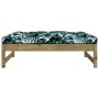 Impregnated pine wood garden stool 120x80 cm by vidaXL, Modular outdoor sofas - Ref: Foro24-825743, Price: 113,40 €, Discount: %