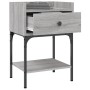 Nightstands 2 pcs Sonoma gray engineered wood 40.5x31x60 cm by vidaXL, Nightstands - Ref: Foro24-825900, Price: 68,82 €, Disc...