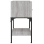 Mesitas noche 2 uds madera ingeniería gris Sonoma 40,5x31x60 cm de vidaXL, Mesitas de noche - Ref: Foro24-825900, Precio: 68,...