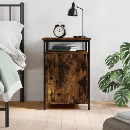 Smoked oak plywood bedside table 40x42x60 cm by vidaXL, Nightstands - Ref: Foro24-825867, Price: 38,64 €, Discount: %