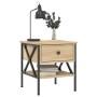 Nightstands 2 pcs engineered wood Sonoma oak 40x42x45 cm by vidaXL, Nightstands - Ref: Foro24-825956, Price: 86,95 €, Discoun...