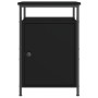 Mesita de noche madera contrachapada negro 40x42x60 cm de vidaXL, Mesitas de noche - Ref: Foro24-825863, Precio: 45,24 €, Des...