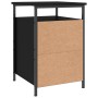 Mesita de noche madera contrachapada negro 40x42x60 cm de vidaXL, Mesitas de noche - Ref: Foro24-825863, Precio: 45,24 €, Des...