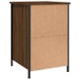 Bedside table made of brown oak plywood, measuring 40x42x60 cm. by vidaXL, Nightstands - Ref: Foro24-825911, Price: 45,30 €, ...