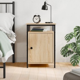 Sonoma oak plywood nightstand 40x42x60 cm by vidaXL, Nightstands - Ref: Foro24-825865, Price: 43,15 €, Discount: %