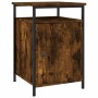 Bedside tables 2 units plywood oak smoke 40x42x60 cm by vidaXL, Nightstands - Ref: Foro24-825868, Price: 48,78 €, Discount: %