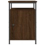 Oak brown plywood bedside table 40x42x60 cm by vidaXL, Nightstands - Ref: Foro24-825871, Price: 39,54 €, Discount: %