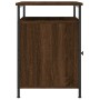 Oak brown plywood bedside table 40x42x60 cm by vidaXL, Nightstands - Ref: Foro24-825871, Price: 39,54 €, Discount: %