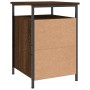 Oak brown plywood bedside table 40x42x60 cm by vidaXL, Nightstands - Ref: Foro24-825871, Price: 39,54 €, Discount: %