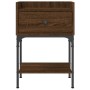 Mesita noche 2 uds madera ingeniería marrón roble 40,5x31x60 cm de vidaXL, Mesitas de noche - Ref: Foro24-825902, Precio: 68,...