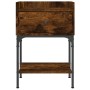 Smoked oak engineered wood bedside table 40.5x31x60cm by vidaXL, Nightstands - Ref: Foro24-825897, Price: 38,74 €, Discount: %