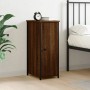 Oak brown engineered wood bedside table 32x42x80 cm by vidaXL, Nightstands - Ref: Foro24-825971, Price: 43,62 €, Discount: %