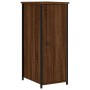 Oak brown engineered wood bedside table 32x42x80 cm by vidaXL, Nightstands - Ref: Foro24-825971, Price: 43,62 €, Discount: %