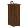 Oak brown engineered wood bedside table 32x42x80 cm by vidaXL, Nightstands - Ref: Foro24-825971, Price: 43,62 €, Discount: %