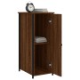 Oak brown engineered wood bedside table 32x42x80 cm by vidaXL, Nightstands - Ref: Foro24-825971, Price: 43,62 €, Discount: %