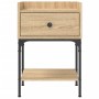 Bedside table 2 units engineered wood Sonoma oak 40.5x31x60 cm by vidaXL, Nightstands - Ref: Foro24-825896, Price: 66,99 €, D...