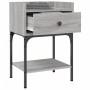 Sonoma gray engineered wood bedside table 40.5x31x60 cm by vidaXL, Nightstands - Ref: Foro24-825899, Price: 42,96 €, Discount: %