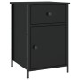 Mesitas de noche 2 uds madera contrachapada negro 40x42x60 cm de vidaXL, Mesitas de noche - Ref: Foro24-825904, Precio: 77,99...