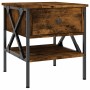 Bedside tables 2 units smoked oak engineered wood 40x42x45 cm by vidaXL, Nightstands - Ref: Foro24-825958, Price: 77,75 €, Di...