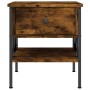 Bedside tables 2 units smoked oak engineered wood 40x42x45 cm by vidaXL, Nightstands - Ref: Foro24-825958, Price: 77,75 €, Di...