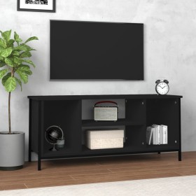 Black plywood TV cabinet 102x35x45 cm by vidaXL, TV Furniture - Ref: Foro24-826285, Price: 55,20 €, Discount: %