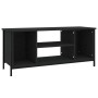 Black plywood TV cabinet 102x35x45 cm by vidaXL, TV Furniture - Ref: Foro24-826285, Price: 55,99 €, Discount: %