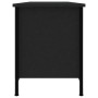 Black plywood TV cabinet 102x35x45 cm by vidaXL, TV Furniture - Ref: Foro24-826285, Price: 55,99 €, Discount: %