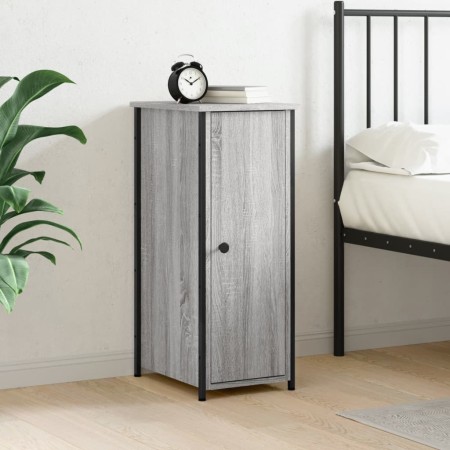 Sonoma gray engineered wood bedside table 32x42x80 cm by vidaXL, Nightstands - Ref: Foro24-825969, Price: 43,62 €, Discount: %