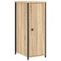 Mesita de noche madera de ingeniería roble Sonoma 32x42x80 cm de vidaXL, Mesitas de noche - Ref: Foro24-825965, Precio: 49,37...