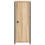 Mesita de noche madera de ingeniería roble Sonoma 32x42x80 cm de vidaXL, Mesitas de noche - Ref: Foro24-825965, Precio: 49,37...