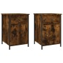 Nightstands 2 pcs smoke oak plywood 40x42x60 cm by vidaXL, Nightstands - Ref: Foro24-825908, Price: 54,04 €, Discount: %