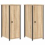 Bedside tables 2 units engineered wood Sonoma oak 32x42x80 cm by vidaXL, Nightstands - Ref: Foro24-825966, Price: 54,90 €, Di...