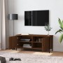 Mueble TV con puertas contrachapada marrón roble 102x35x45 cm de vidaXL, Muebles TV - Ref: Foro24-826294, Precio: 58,99 €, De...