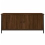 Mueble TV con puertas contrachapada marrón roble 102x35x45 cm de vidaXL, Muebles TV - Ref: Foro24-826294, Precio: 58,99 €, De...