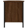 Mueble TV con puertas contrachapada marrón roble 102x35x45 cm de vidaXL, Muebles TV - Ref: Foro24-826294, Precio: 58,99 €, De...