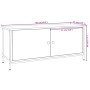 Mueble TV con puertas contrachapada marrón roble 102x35x45 cm de vidaXL, Muebles TV - Ref: Foro24-826294, Precio: 58,99 €, De...