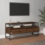 Brown oak plywood TV cabinet 100x35x45 cm by vidaXL, TV Furniture - Ref: Foro24-826309, Price: 64,01 €, Discount: %