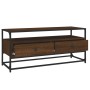 Mueble de TV madera contrachapada roble marrón 100x35x45 cm de vidaXL, Muebles TV - Ref: Foro24-826309, Precio: 64,09 €, Desc...