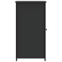 Mesita de noche madera de ingeniería negro 32x42x80 cm de vidaXL, Mesitas de noche - Ref: Foro24-825963, Precio: 54,75 €, Des...