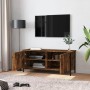 Mueble TV con puertas contrachapada roble ahumado 102x35x45 cm de vidaXL, Muebles TV - Ref: Foro24-826292, Precio: 64,13 €, D...