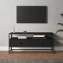 TV stand made of black plywood wood, 100x35x45 cm by vidaXL, TV Furniture - Ref: Foro24-826305, Price: 81,93 €, Discount: %