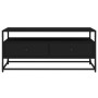 TV stand made of black plywood wood, 100x35x45 cm by vidaXL, TV Furniture - Ref: Foro24-826305, Price: 83,07 €, Discount: %