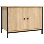 TV stand made of Sonoma oak plywood, measuring 60x35x45 cm. by vidaXL, TV Furniture - Ref: Foro24-826296, Price: 48,93 €, Dis...