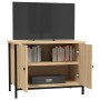 TV stand made of Sonoma oak plywood, measuring 60x35x45 cm. by vidaXL, TV Furniture - Ref: Foro24-826296, Price: 48,93 €, Dis...