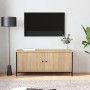 Mueble TV con puertas contrachapada roble Sonoma 102x35x45 cm de vidaXL, Muebles TV - Ref: Foro24-826291, Precio: 63,13 €, De...