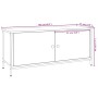 Mueble TV con puertas contrachapada roble Sonoma 102x35x45 cm de vidaXL, Muebles TV - Ref: Foro24-826291, Precio: 63,13 €, De...