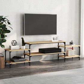 Sonoma oak plywood TV cabinet 197x35x52 cm by vidaXL, TV Furniture - Ref: Foro24-826326, Price: 56,99 €, Discount: %