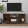 Brown oak plywood TV cabinet 102x35x45 cm by vidaXL, TV Furniture - Ref: Foro24-826289, Price: 57,37 €, Discount: %