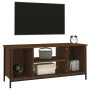 Brown oak plywood TV cabinet 102x35x45 cm by vidaXL, TV Furniture - Ref: Foro24-826289, Price: 57,37 €, Discount: %