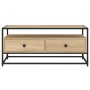 Sonoma oak plywood TV cabinet 100x35x45 cm by vidaXL, TV Furniture - Ref: Foro24-826306, Price: 72,65 €, Discount: %